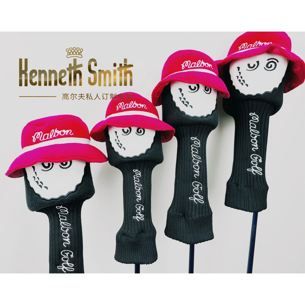 Cover golf malbon vải bền bỉ new shop golf hồng nhung