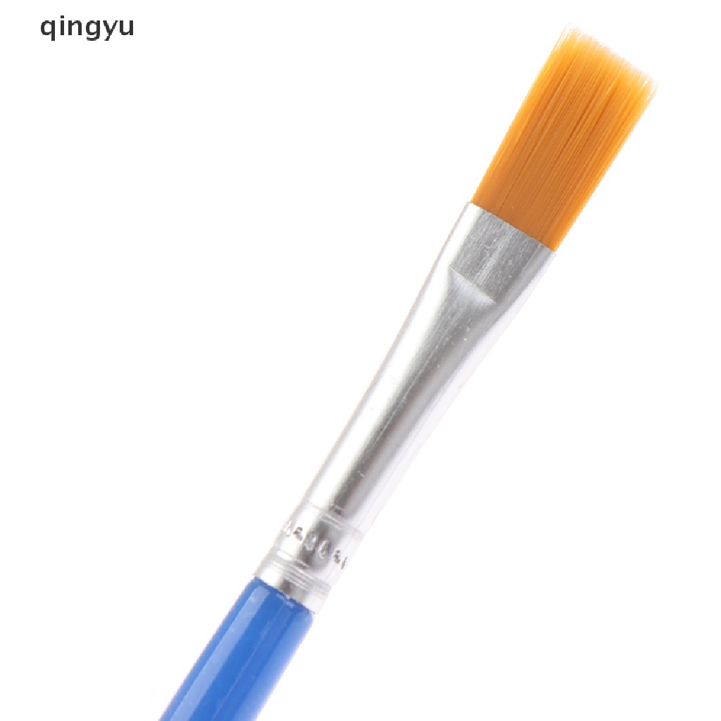 Qingyu Bộ 50 Cọ Sơn Phẳng Với Lông Nylon Nhỏ Cho Chi Tiết Paing PLI