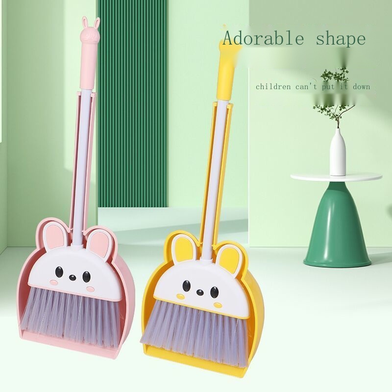 Bộ Cây Lau Nhà mini Kiểu Hoạt Hình Dễ Thương Cho Bé Mẫu Giáo