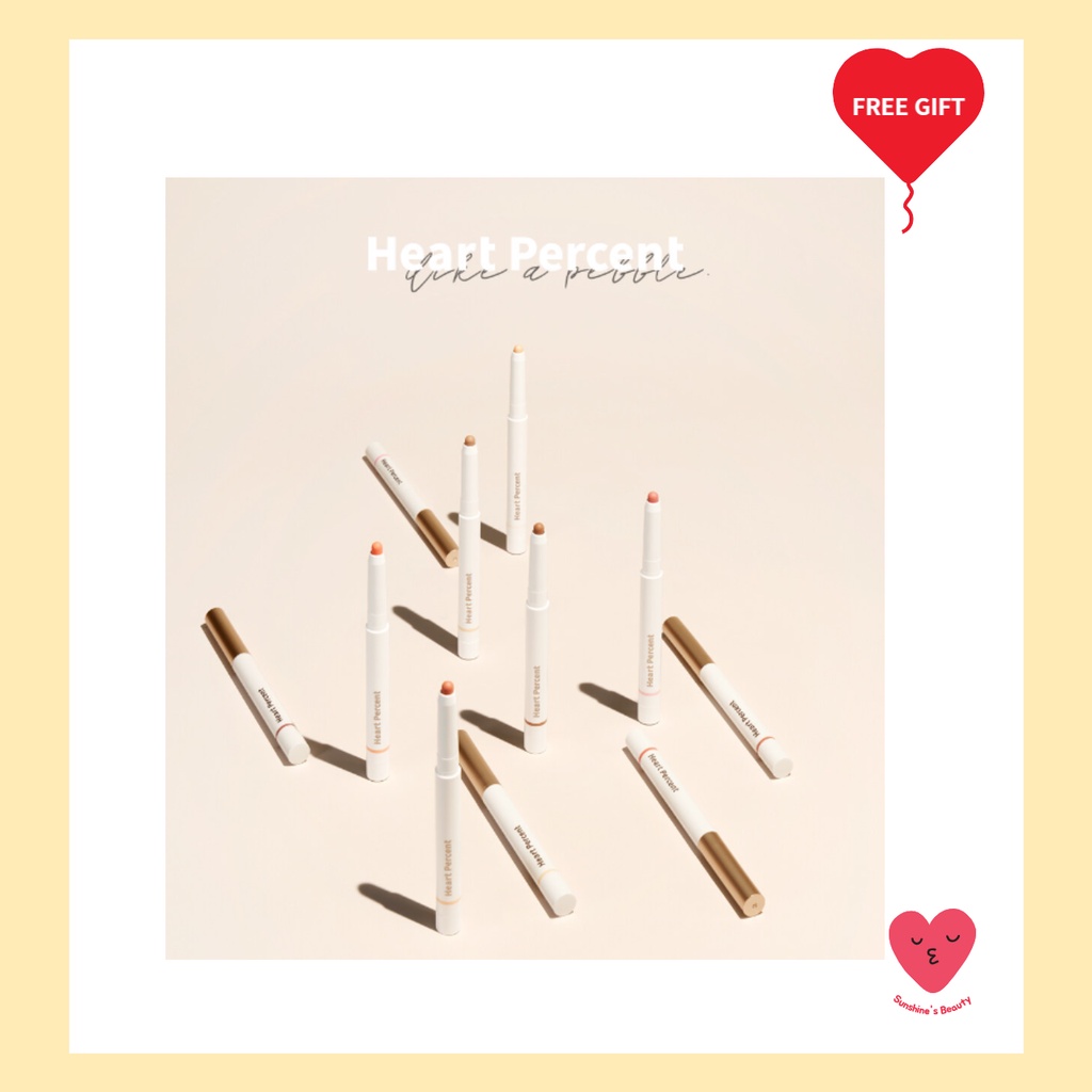 [Heart Percent] Chì Kẻ Viền Môi Dote On Mood (11 Màu) ✨ Tạo Hiệu Ứng Môi Tiêm Filler | Overlip Tự Nh