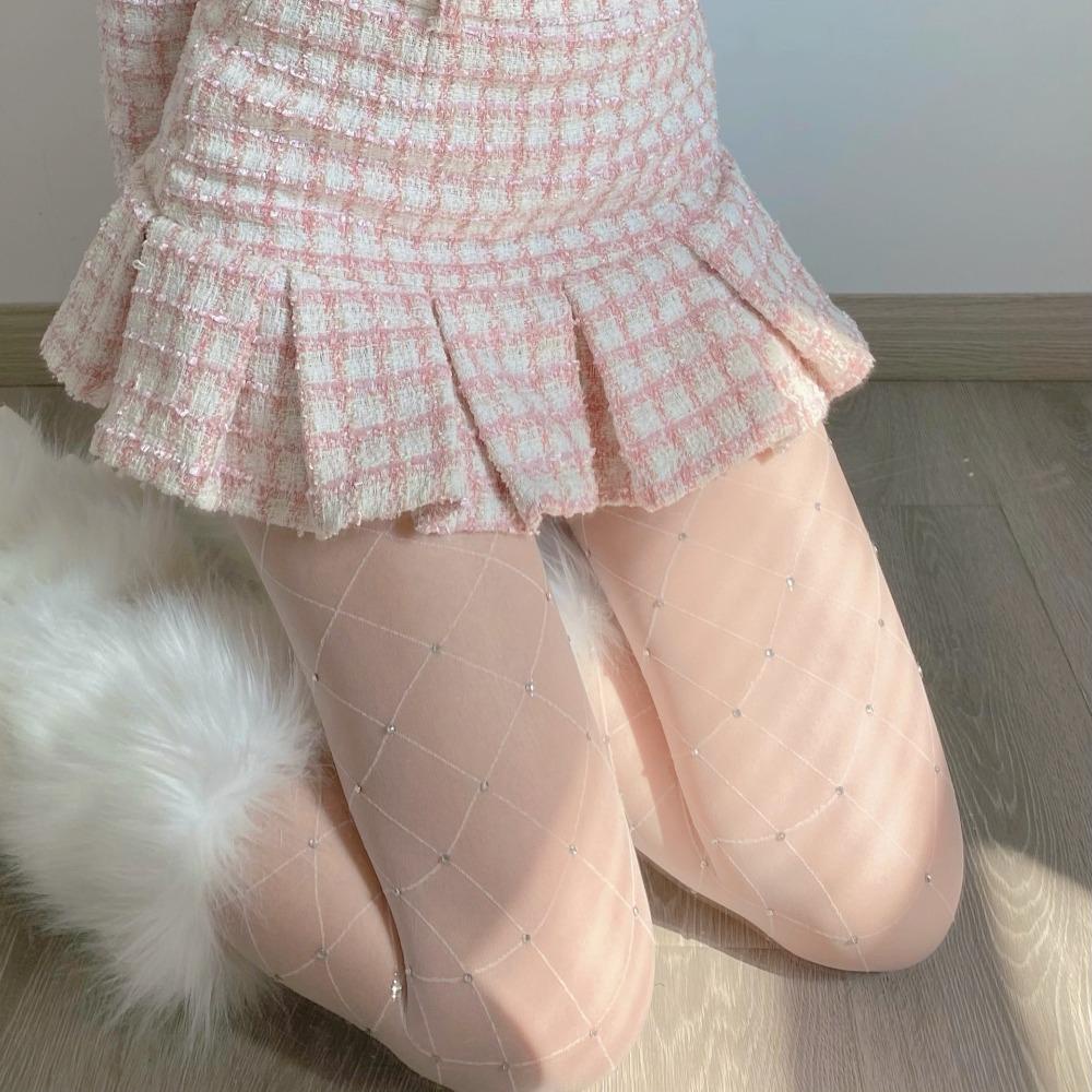 Vớ Nylon Siêu Mỏng Trong Suốt Lấp Lánh Phong Cách Nhật Bản Cho Nữ