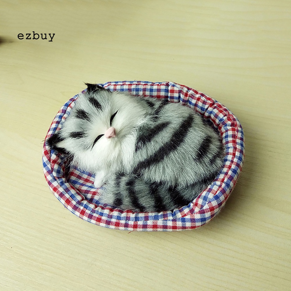 Thảm Nằm Hình Mèo Đang Ngủ Dễ Thương Có Âm Thanh