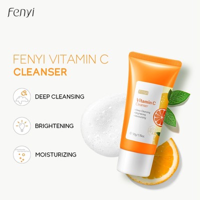 Sữa Rửa Mặt Fenyi Vitamin C Làm Sạch Sâu Và Sáng Da 50g