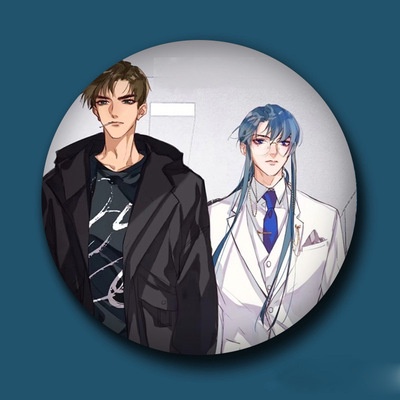 Huy hiệu cài áo in hình Mối quan hệ không hoàn hảo manhua BL chibi dễ thương tiện lợi