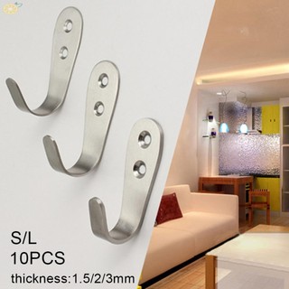 【VARSTR】Hook Single hook Solid Stainless Steel 10PCS Creative Hanger Heavy Duty