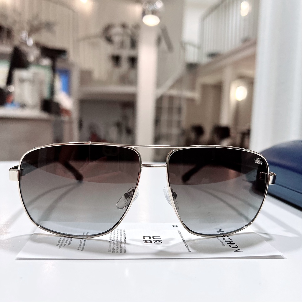 Kính mát nam chính hãng LACOSTE Sunglasses - Size: 61 x 14 x 140mm