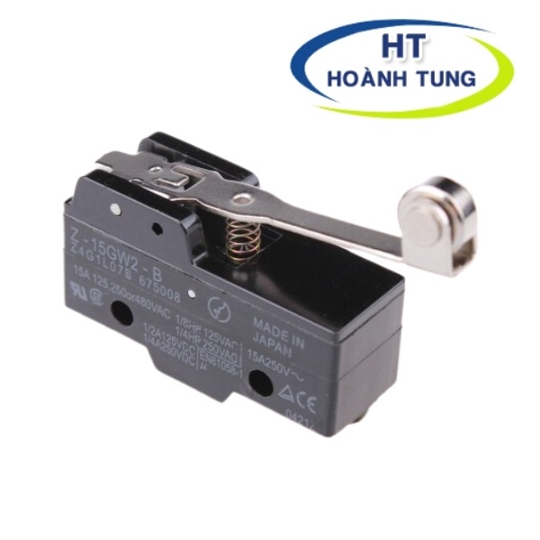 Công tắc CM-1703 hành trình giới hạn đòn bẩy dài có bánh xe kim loại chất lượng tốt