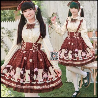 [Order][Loli] Set đầm yếm lolita Gấu