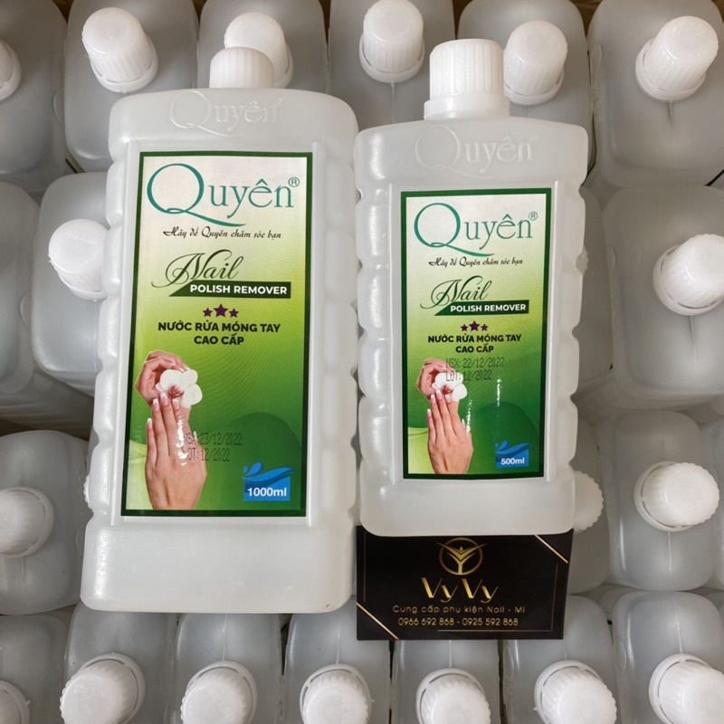 Axiton Quyên,nước rửa móng,ủ phá sơn gel cao cấp chai 500ml-1000ml