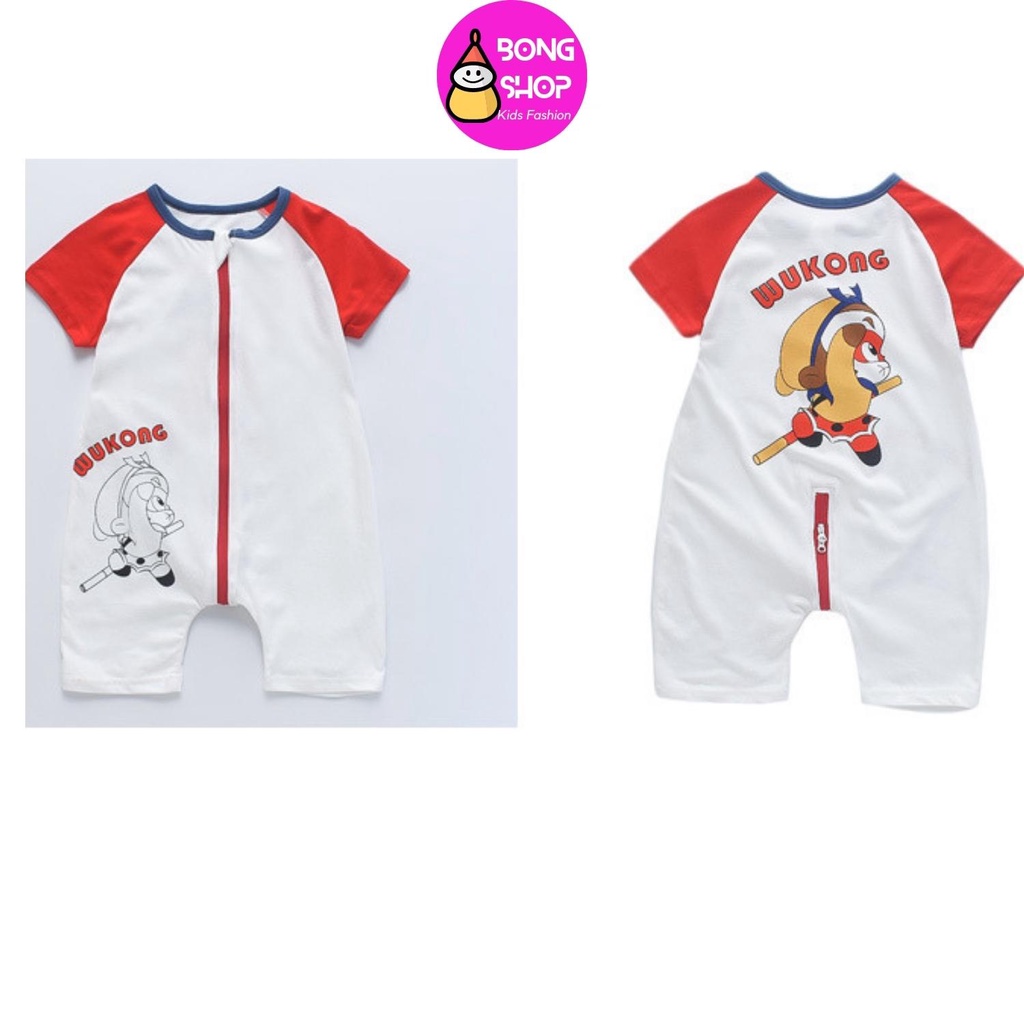 Bộ Body đùi 100% cotton Hàng Quảng Châu  liền thân cho bé trai bé gái