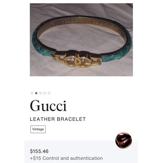 Thanh lý vòng G.U.C.C.I màu nâu