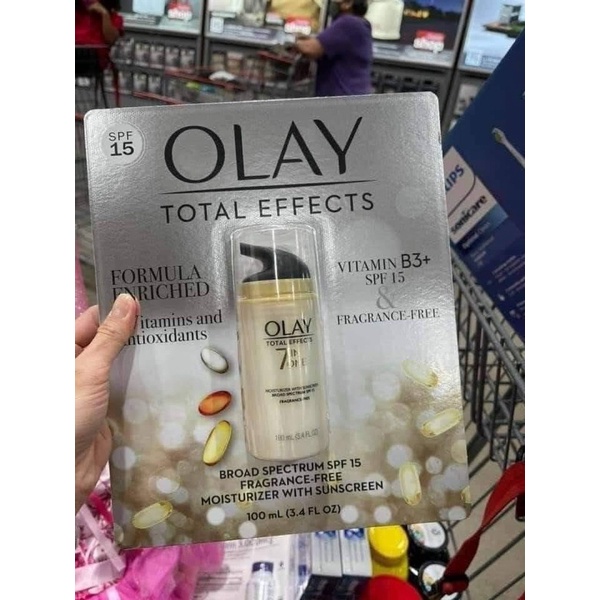 Kem dưỡng da Olay Total Effects 7 in 1 Anti-Aging Moisturizer 100gram.ban ngày