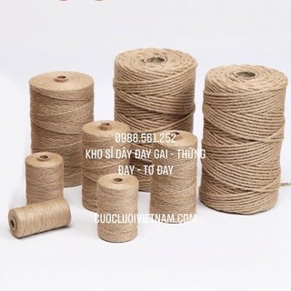 Cuộn 150m dây thừng / dây gai/ dây bố / dây đay trang trí hanmade size 2mm
