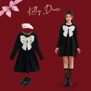 BLEUBIRD Váy dáng xoè nơ ngực trang trí Kelly Dress