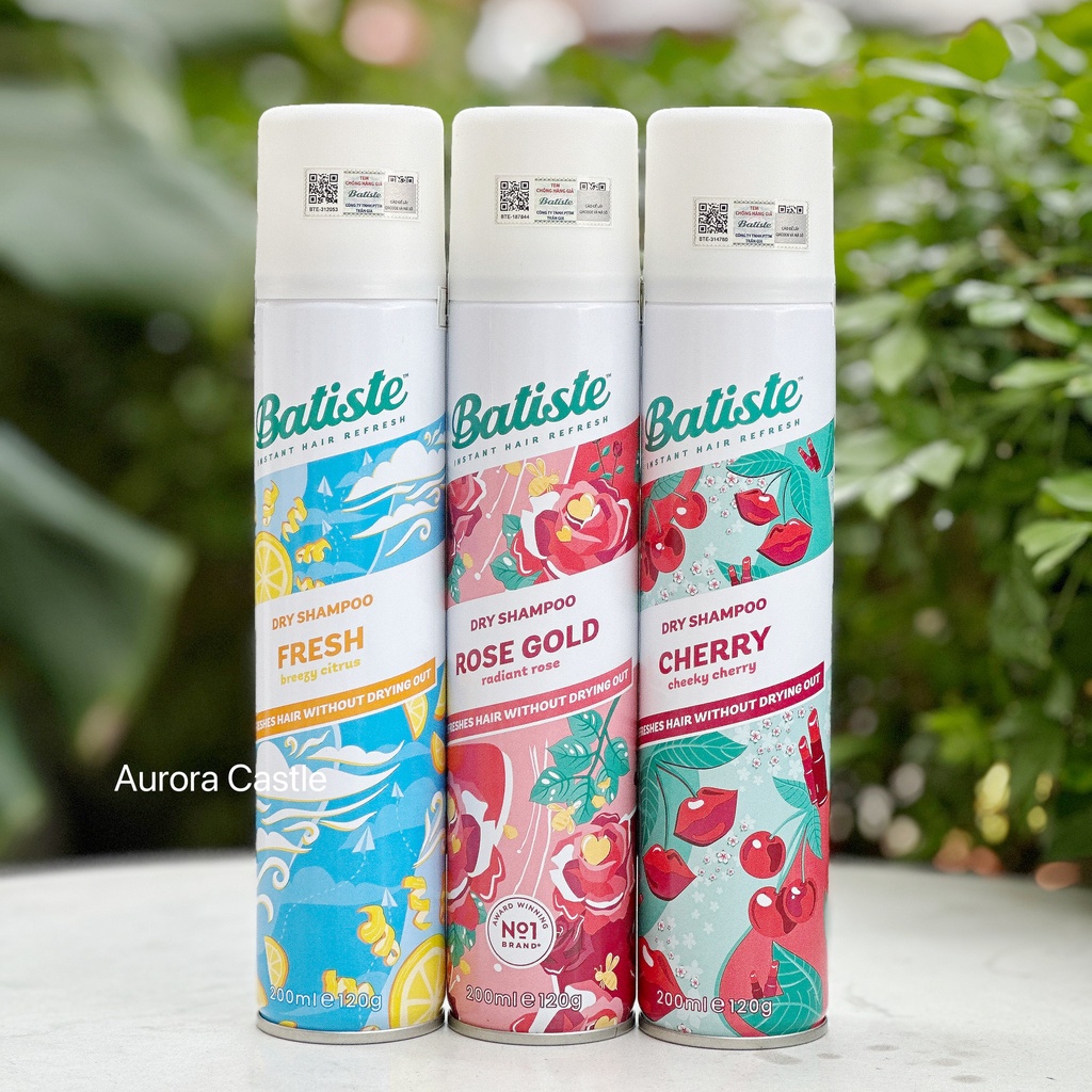 dầu gội khô Batiste 200ml