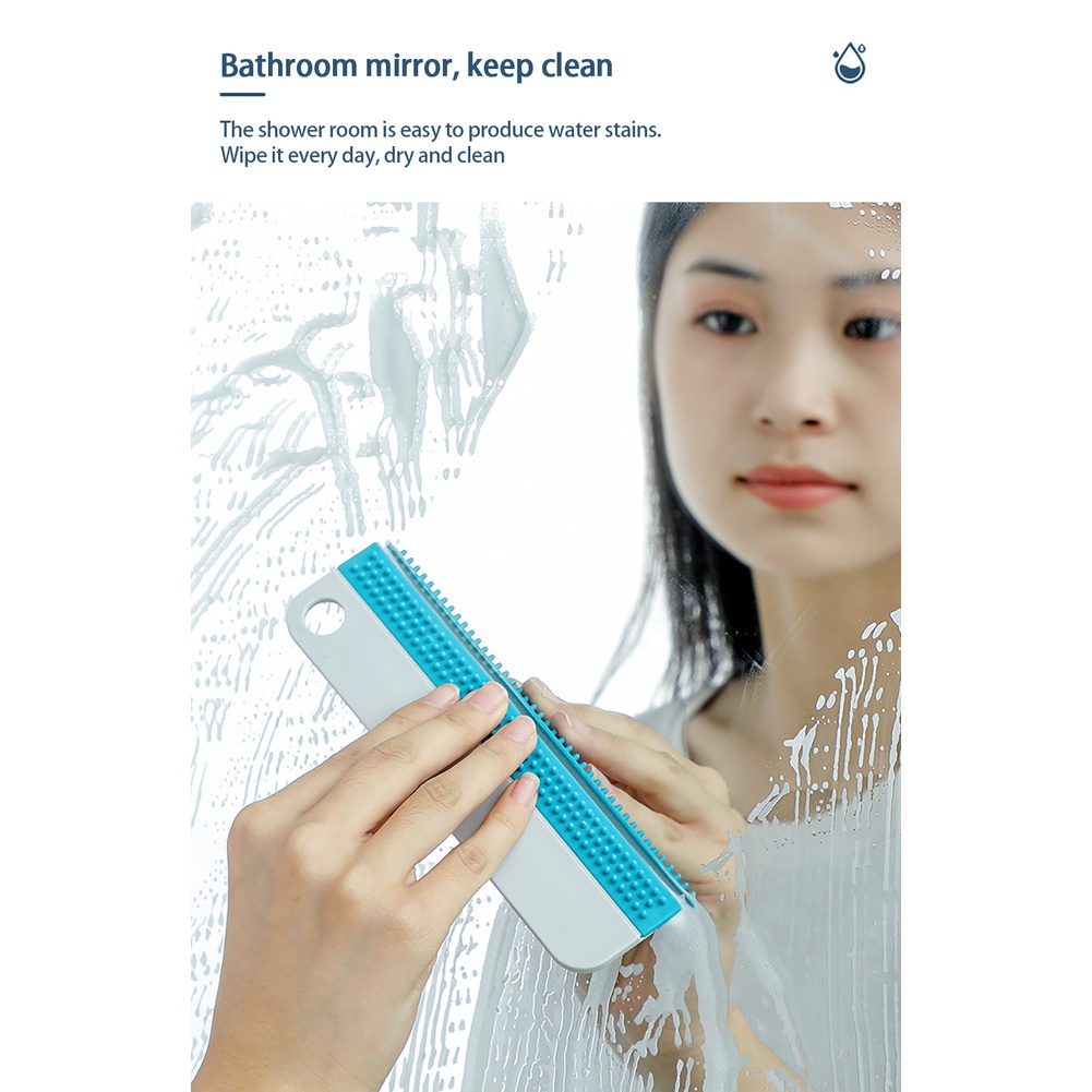 Dụng Cụ Vệ Sinh Kính Bằng Silicon Mềm Cho Nhà Bếp / Phòng Tắm