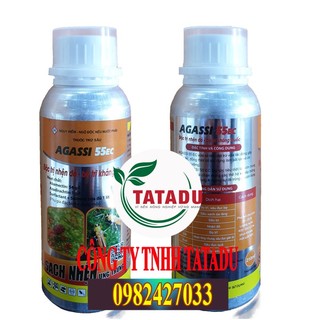 Agassi 55ec - sạch nhện đỏ, ung trứng, diệt bọ trĩ đã kháng chai 210ml