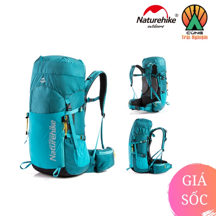 [CHÍNH HÃNG] Balo Leo núi Trợ Lực Chuyên Dụng Dã Ngoại Dung Tích 45L Thoáng Khí NatureHike NH18Y045-Q