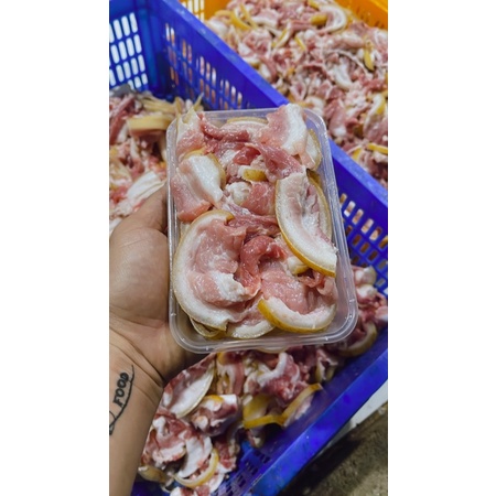 Heo rừng lai làm sạch cắt lát sẵn hộp 500gr