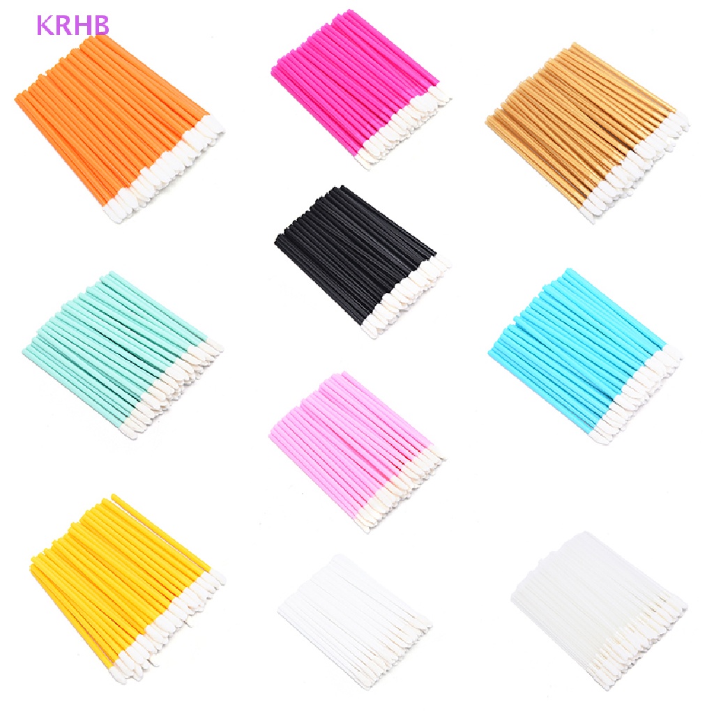 Set 50 Cọ Tô Son Môi Sử Dụng Một Lần Tiện Lợi