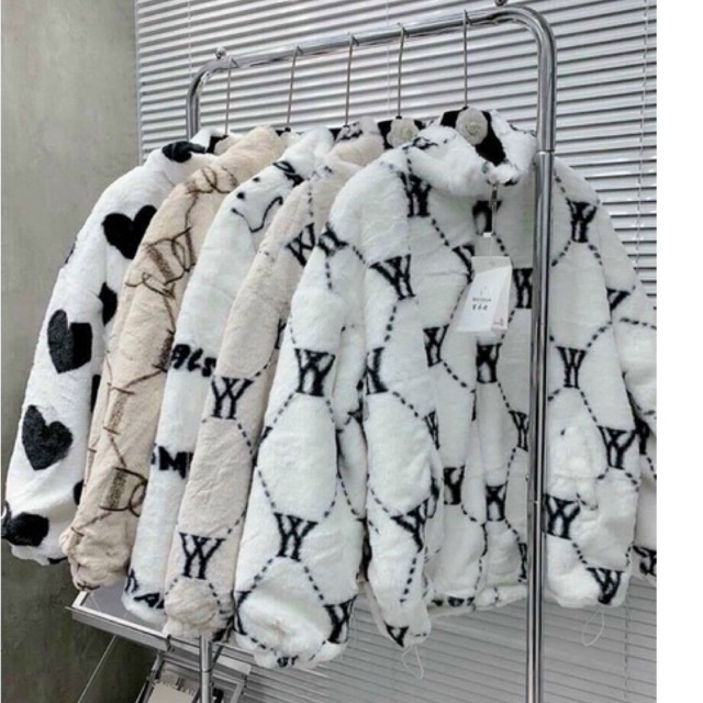 Áo khoác lông thỏ playboy big size hàng quảng châu cao cấp loại 1, áo khoác unisex kiểu dáng hàn quốc_missy store