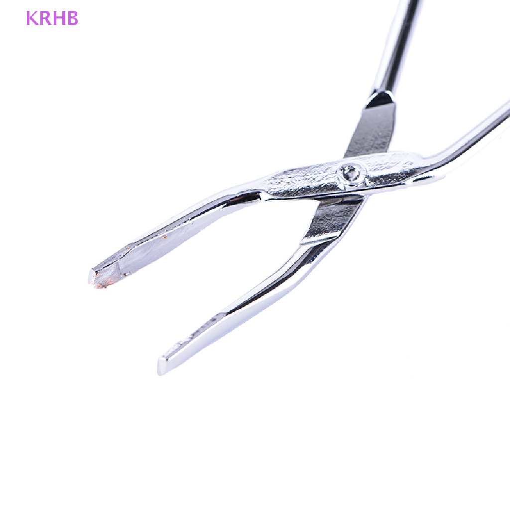 Nhíp Nhổ Lông Mày Đầu Phẳng Bằng Thép Không Gỉ Mới