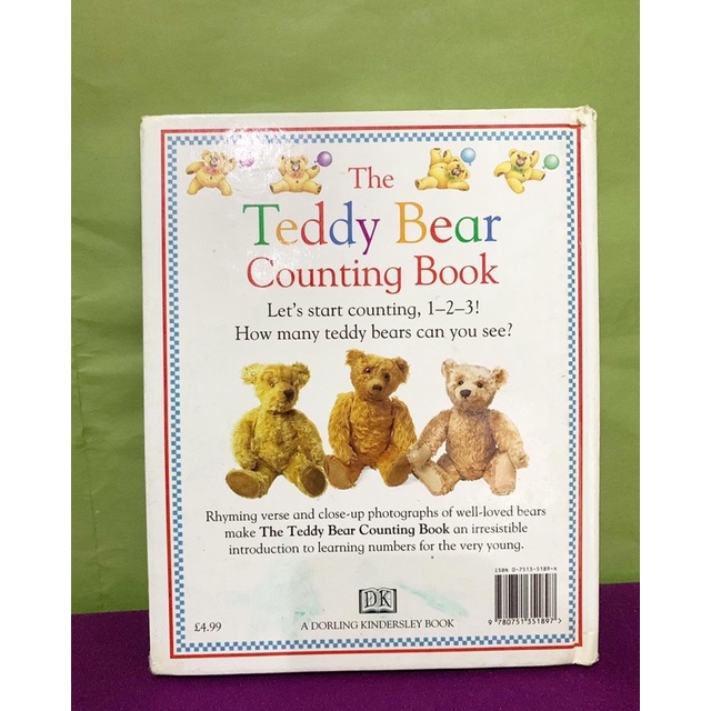 Teddy bear counting vintage dễ thương