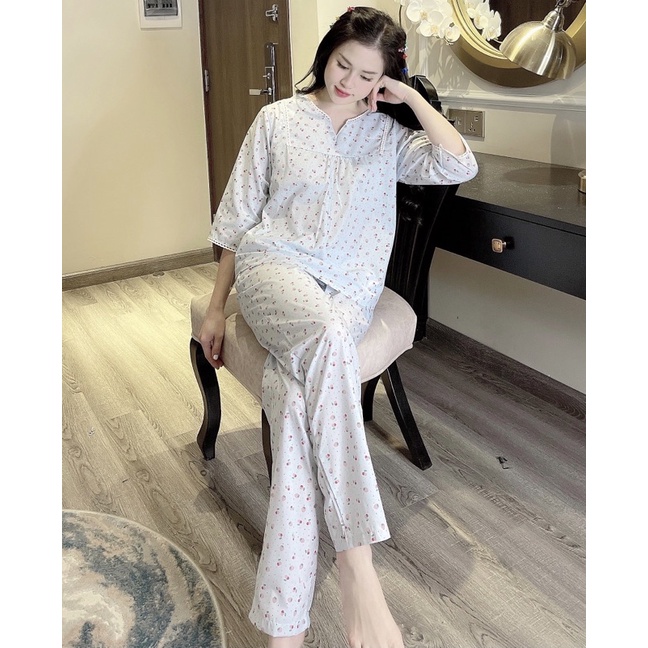 đồ bộ mặc nhà thô kate