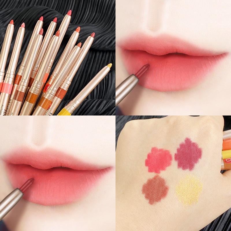 Bút kẻ viền môi, tạo hình môi sexy/ kẻ bọng mắt 2 trong 1 sweet mint dạng chì vặn make up dễ thương sexy quyến rũ