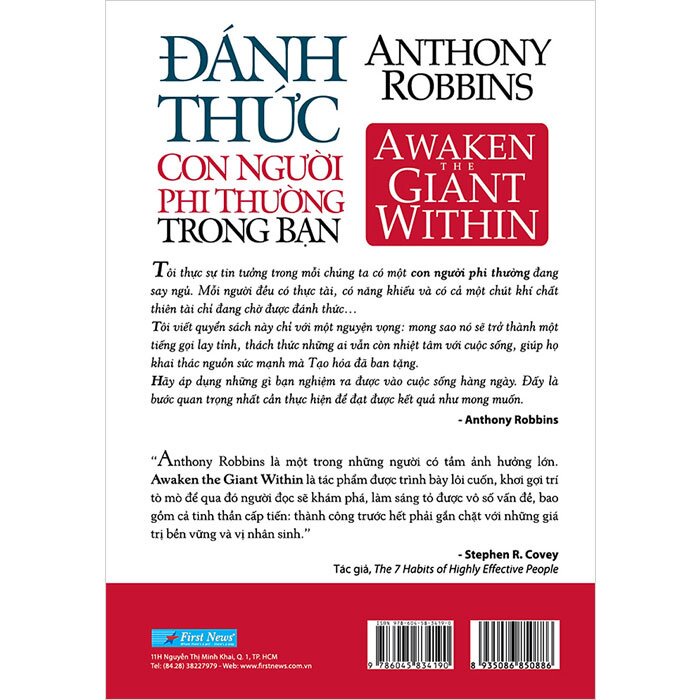 Sách - Đánh Thức Con Người Phi Thường Trong Bạn