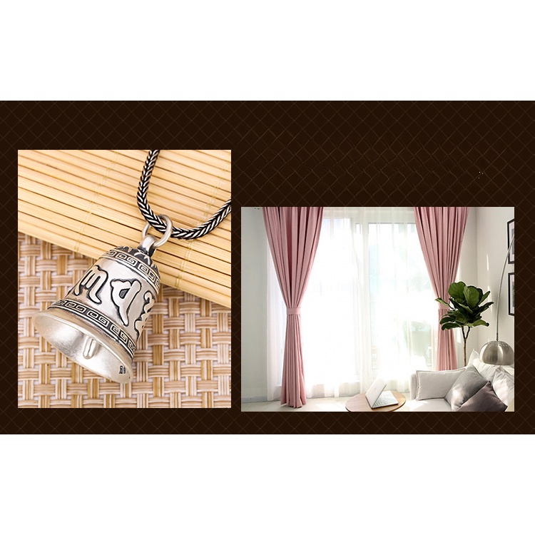 Dây Chuyền Mặt Chuông Bạc Phong Cách Dân Tộc Cho Nam Và Nữ