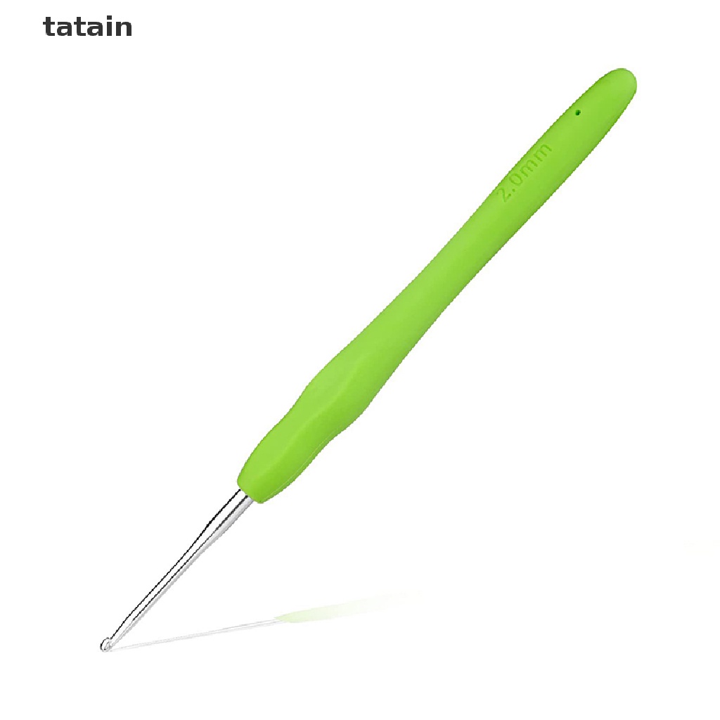 [TAT] 1Pc 2.0-6.0mm Màu Sắc Ngẫu Nhiên Đan Tay Mưa Mềm Tay Cầm Móc Tay Cầm Cao Su Móc Thủ Công Sợi Dụng Cụ May Vá Đan