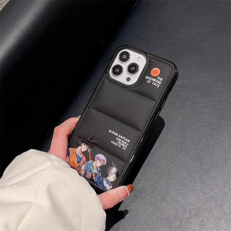 Iphone Ốp Điện Thoại tpu + Vải Họa Tiết Hoạt Hình Dễ Thương Cho Iphonex 15 14 13 12 pro max 12 pro 12 11 pro max 11