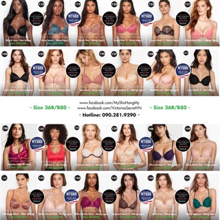 50 mẫu Áo lót cao cấp Victoria's Secret USA, siêu gợi cảm, nâng ngực, siêu nâng dòng Bombshell