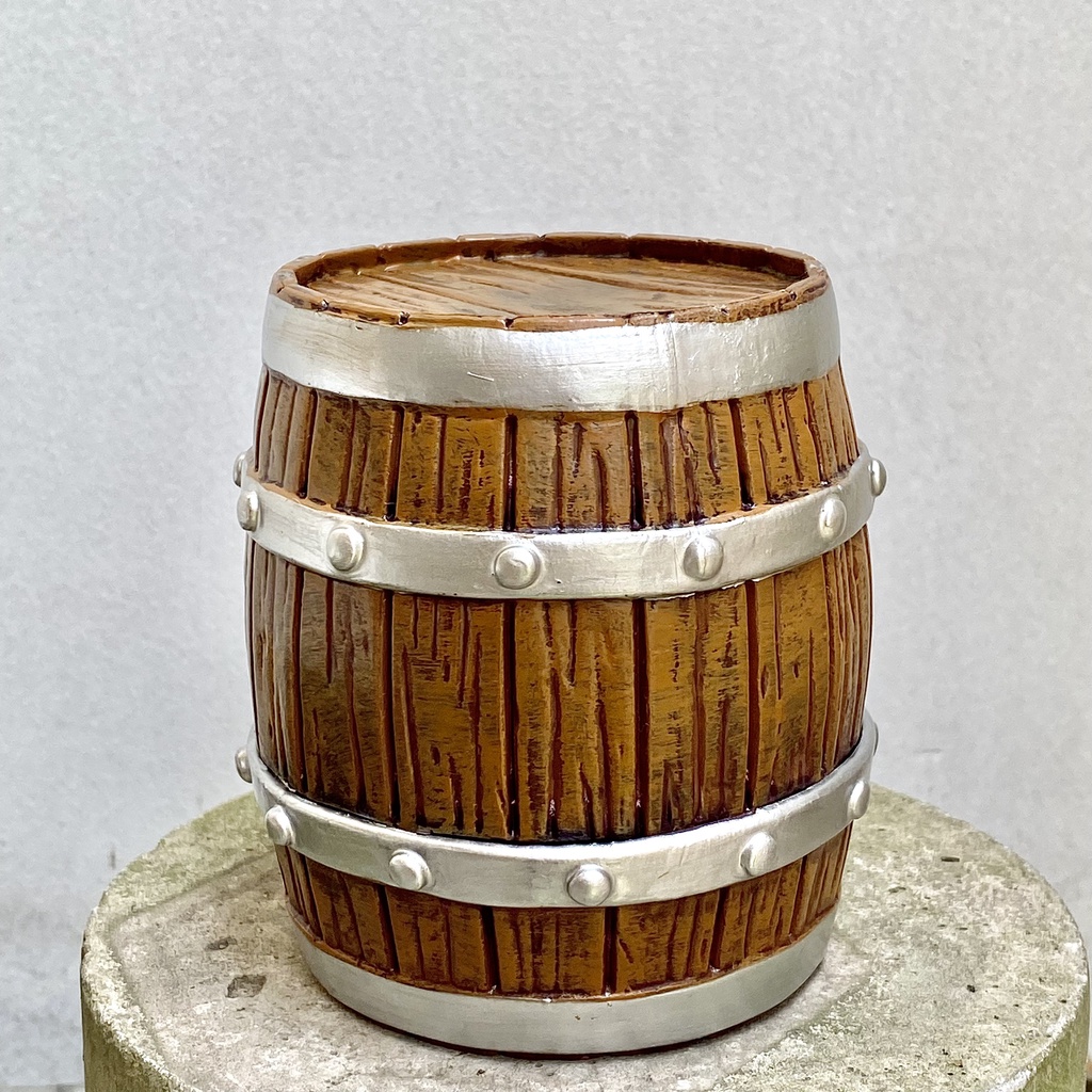 Mô hình thùng gỗ trong One Piece - Thùng gỗ mô hình cao 10CM - Thùng gỗ trang trí One piece figure