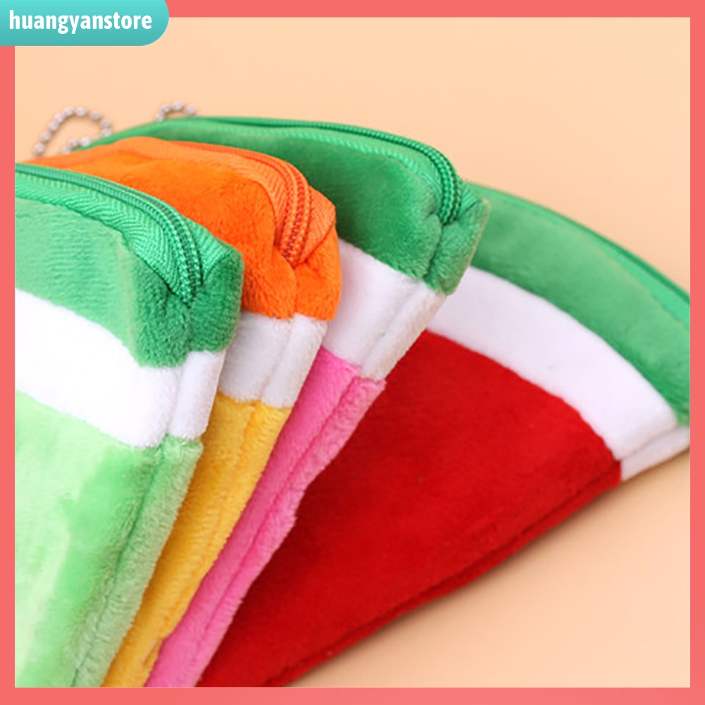 Móc Khóa Quả Cam / Dưa Hấu Nhồi Bông Đáng Yêu