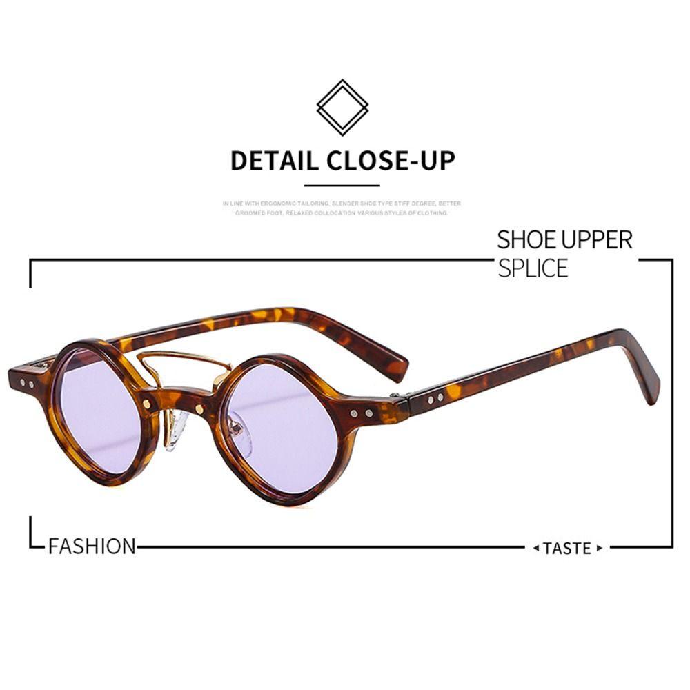 SUMU Kính Mát Gọng Tròn Nhỏ Chống Tia UV400 Thời Trang