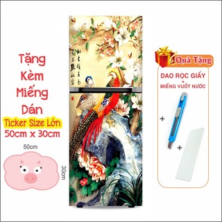 Tranh dán tủ lạnh có sẵn keo mặt sau dễ dán_9599