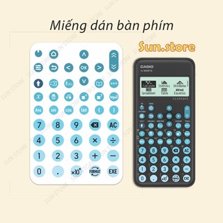 Miếng dán bàn phím máy tính casio 880