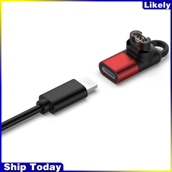 Đầu Chuyển Đổi Sạc Từ Tính 90 Độ Tương Thích Với Đồng Hồ Garmin Fenix7 7x 5s 6 6x 6s Pro