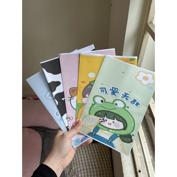 Set 5 Túi giấy gói quà cute, túi đựng kẹo nhiều hình xinh xắn