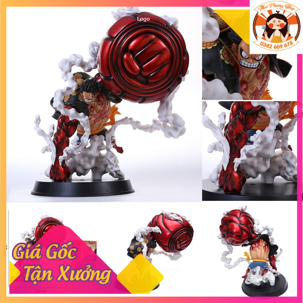 Mô hình nhân vật hoạt hình Luffy One Piece Gear 4 25cm