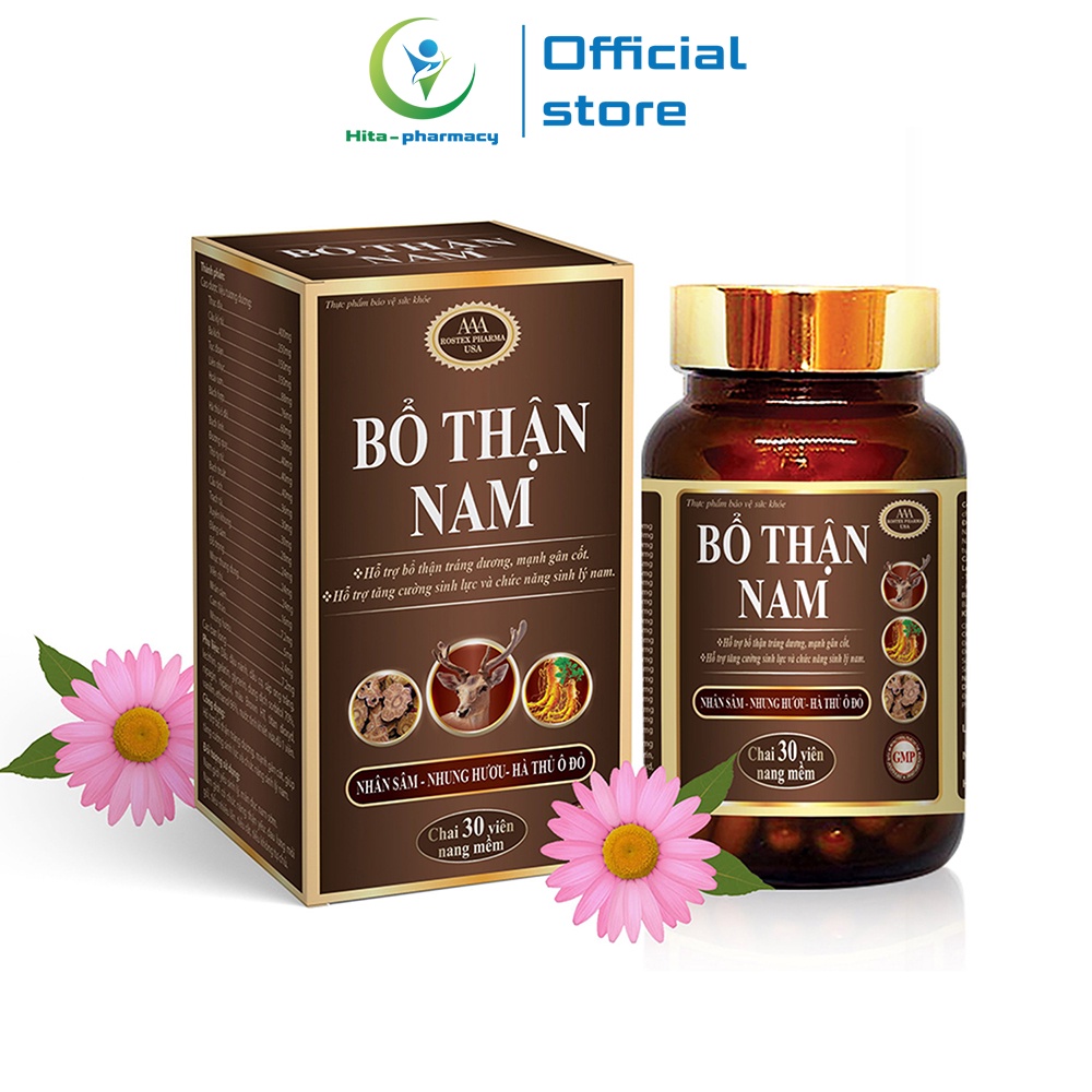 Bổ Thận Nam tăng cường sinh lý nam, bổ thận tráng dương - 30 viên [Bổ Thận Nam Đen]