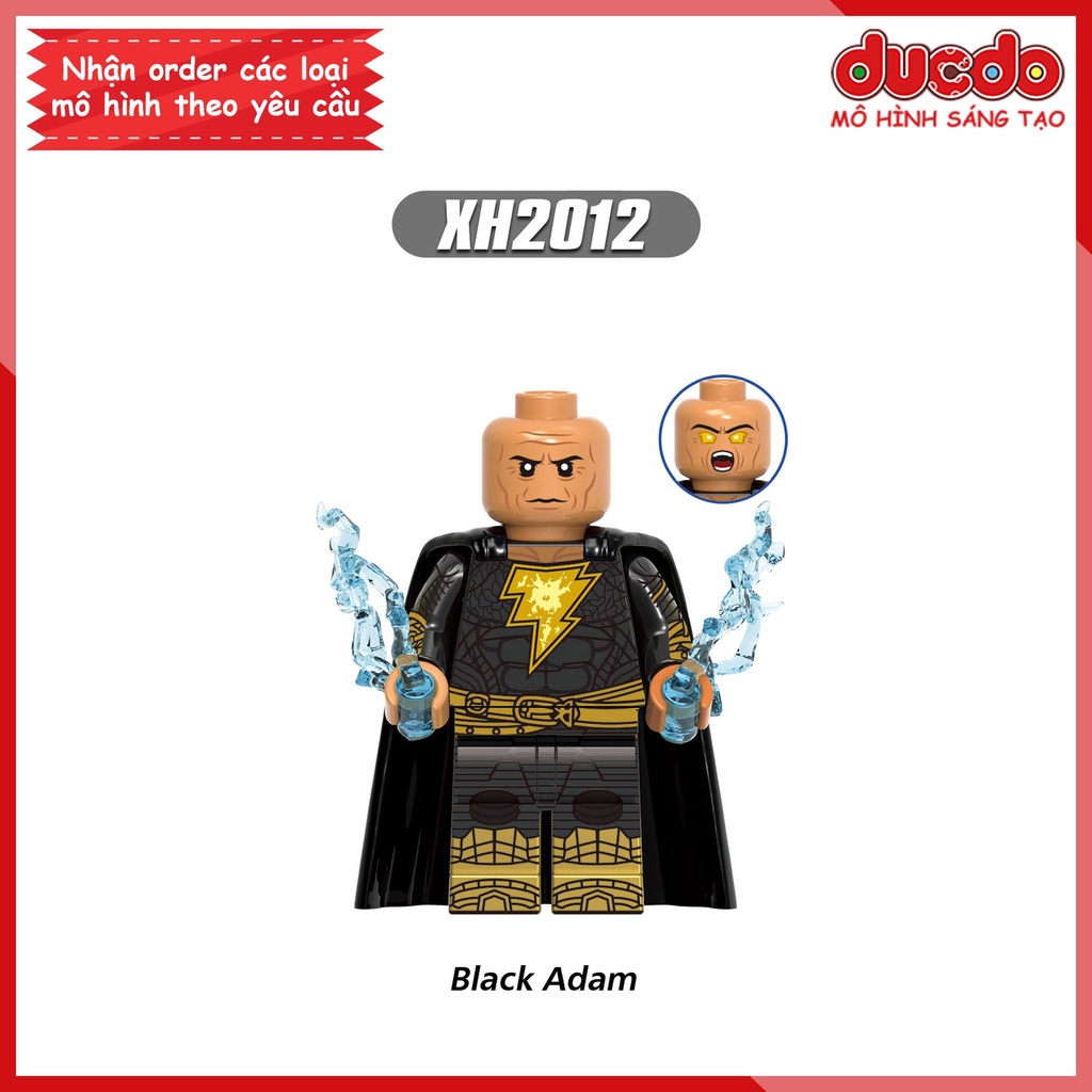 Minifigures Siêu anh hùng Black Adam & Justice Society - Đồ chơi Lắp ghép Xếp hình Mini Batman XINH X0349