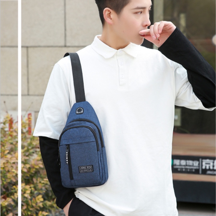 Túi đeo chéo nam vải canvas phong cách thời trang Hàn Quốc TC92
