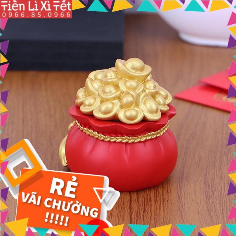 Hũ đựng gạo muối nước thần tài chum chiêu tài tộc may mắn trang trí ban thờ thần tài