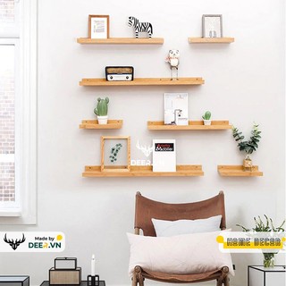 DEER - Thanh Kệ Gỗ Treo Tường, Nhiều Kích Thước Chọn Lựa