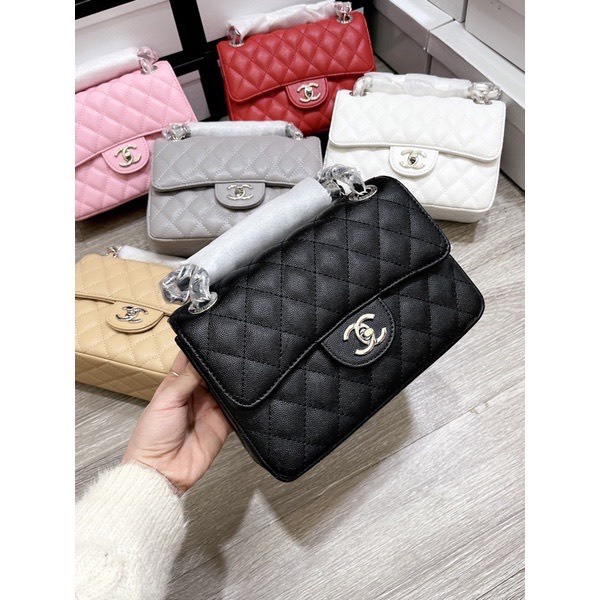 Túi Clasic sz20cm Nữ Đeo Vai, Đeo Chéo, Cầm Tay Bản Cao Cấp