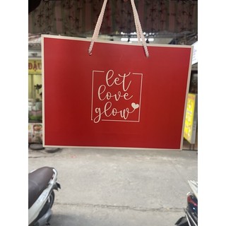 Túi đựng hộp Socola Let love 16-24v