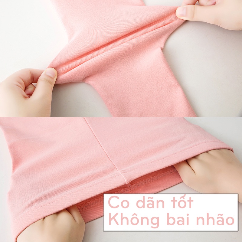 Quần Legging Bé Gái Dáng Dài Chất Zip Cao Cấp Co Dãn 4 Chiều Thoáng Mát - BabyBoo